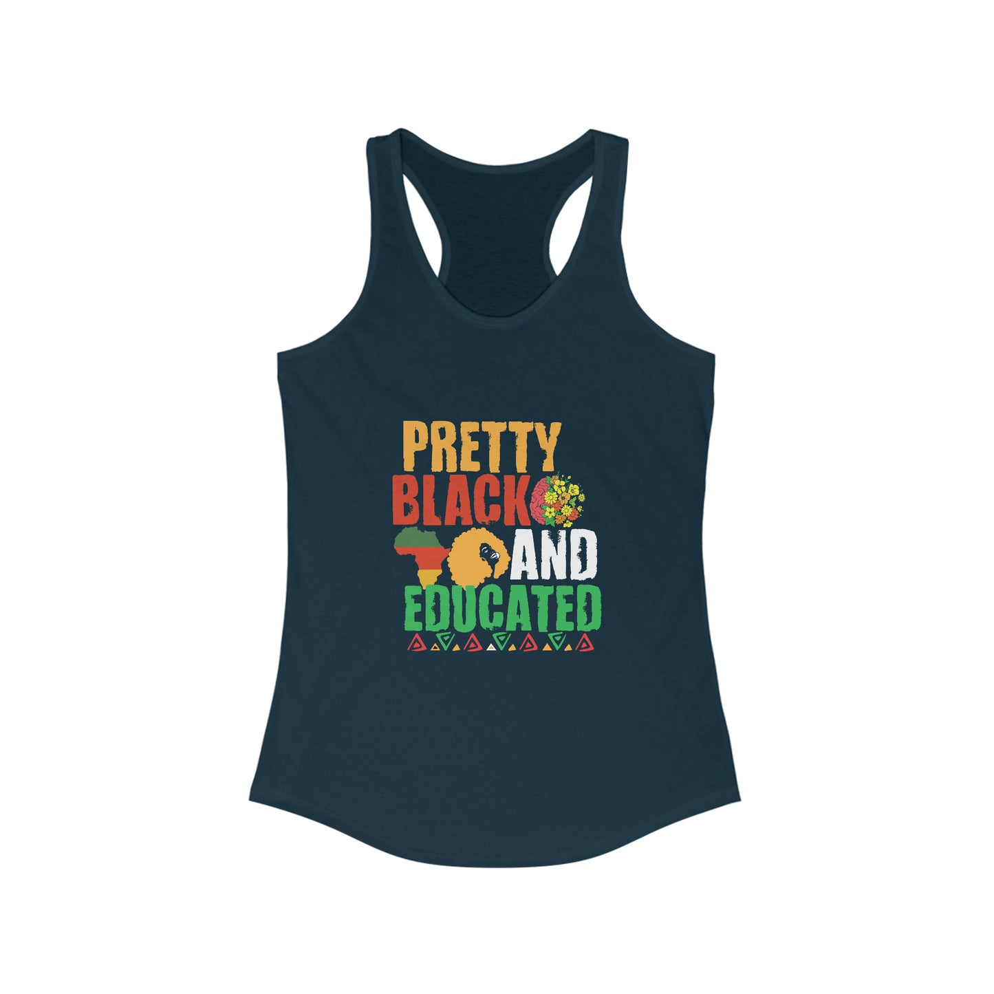 Pretty Black and Educated Racerback Tank