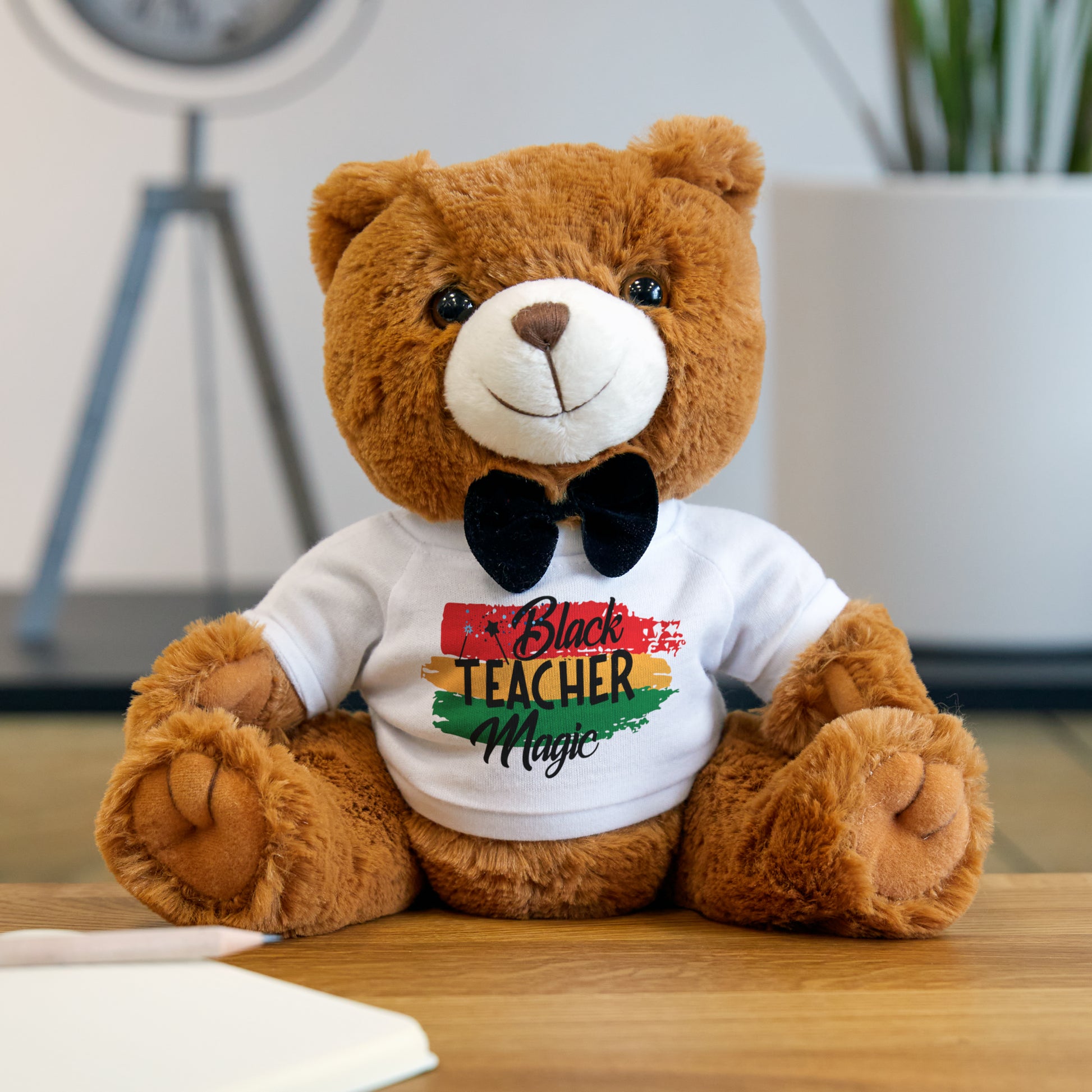 Teddy Bear with Black Teacher Magic T-Shirt - Supreme Deals