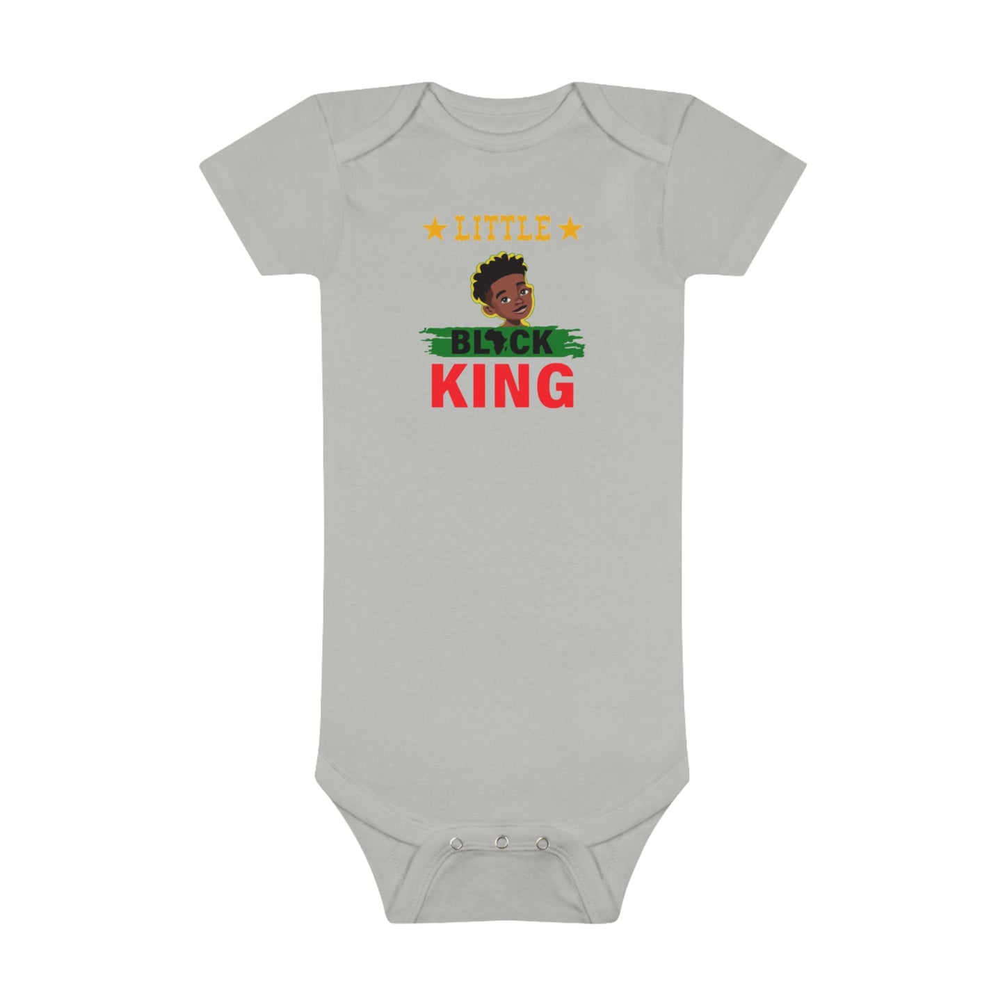 Little Black King Onesie