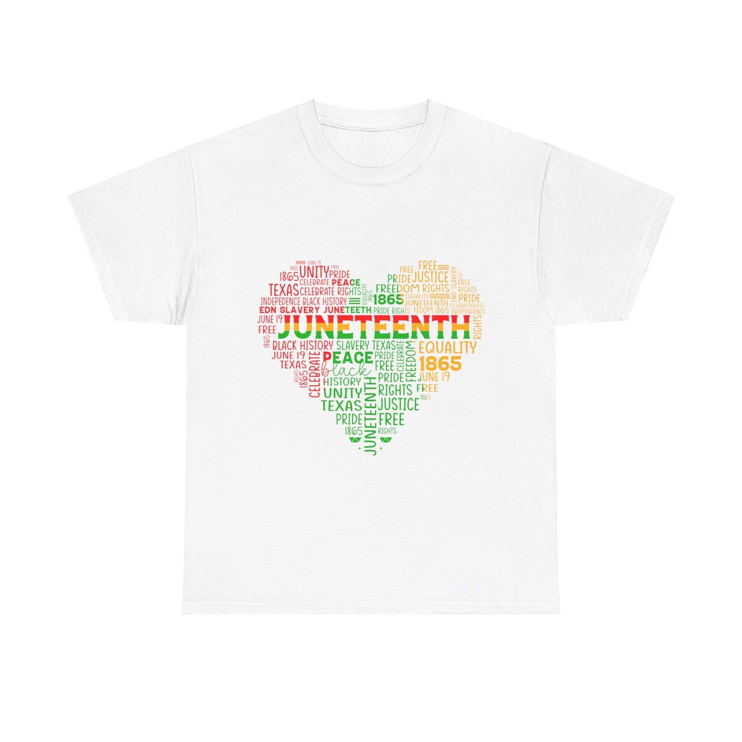 Heart Shape Juneteenth Shirt