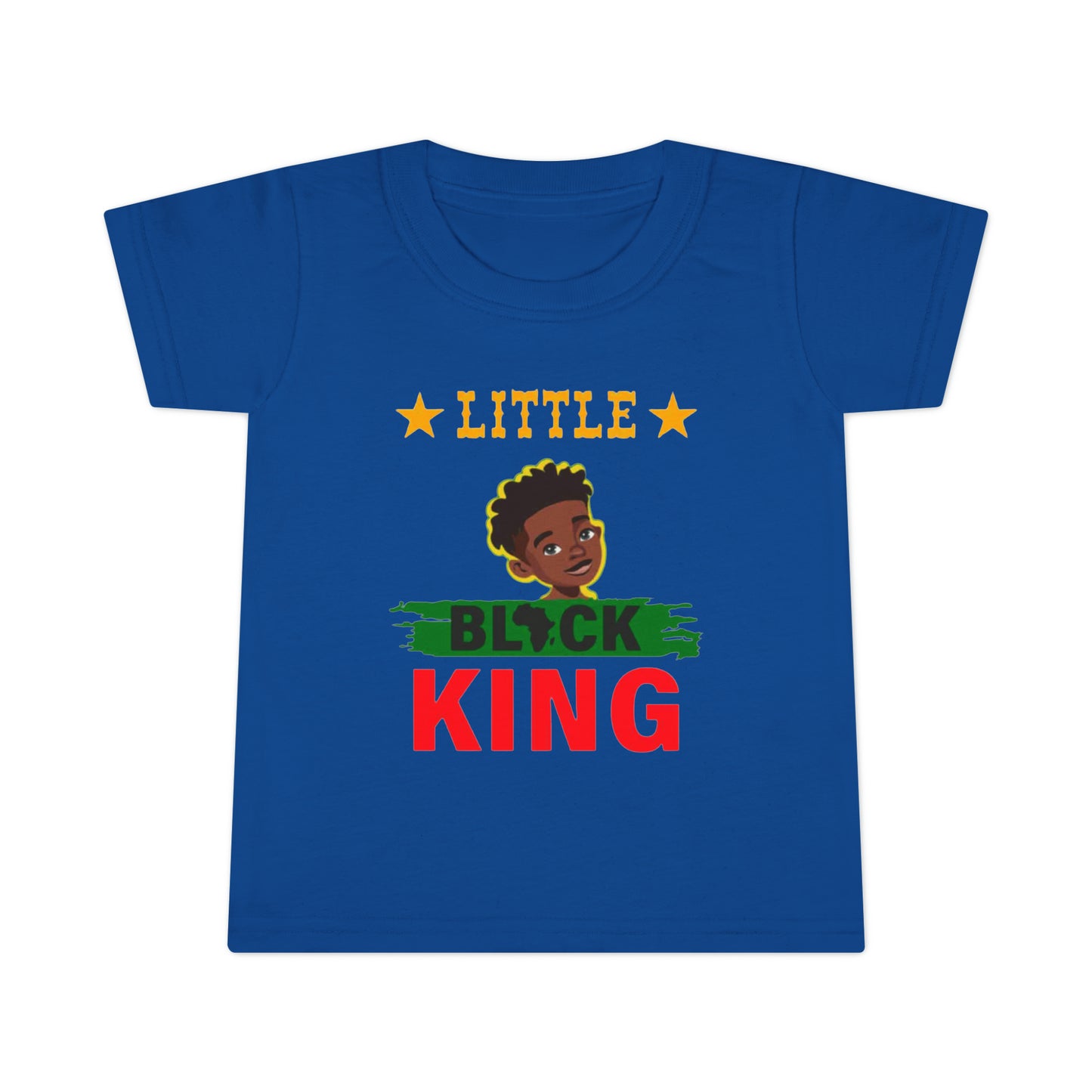 Little Black King Toddler Shirt